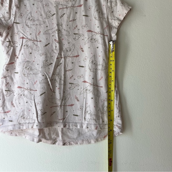 🌼 5/$25 Harry Potter Girls Tee | Size 5-6Y | Hedwig Owl Print T-Shirt Cotton - Picture 8 of 12